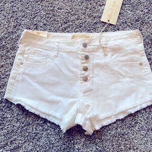 Altar’d State White Denim Shorts